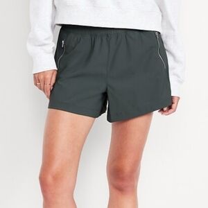 Sleektech GAP Go-Dry Womens Shorts, Dark Green,  Size Large